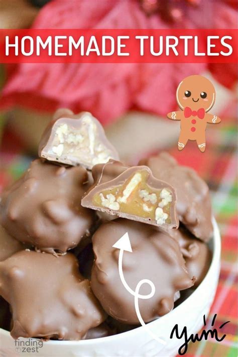 Homemade Turtle Candy Video Candy Recipes Homemade Christmas