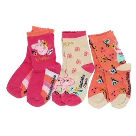 Packung Mit 3 Paar Peppa Wutz Socken