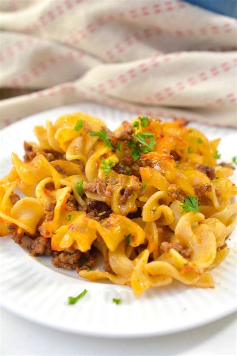 Beef Noodle Casserole Recipe Mamamia Recipes