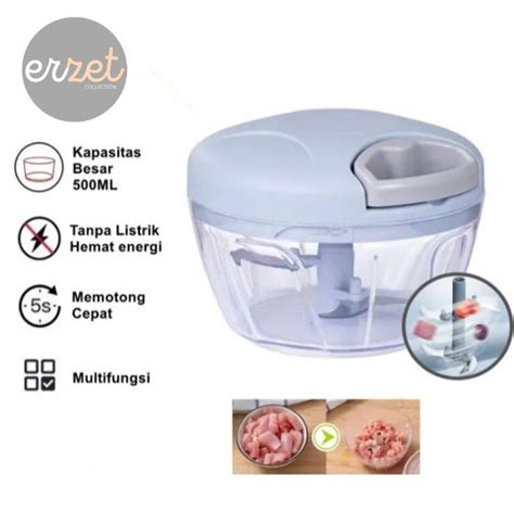 jual chopper mini chopper tarik chopper manual  ml shopee