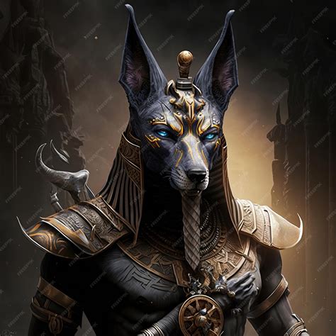 Anúbis Deus Do Egito - O antigo deus egípcio da morte e do mundo dos mortos o terrível Anubis ...