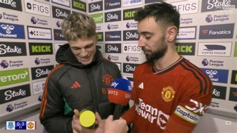 Bruno Fernandes Delivers Brutal Seven Word Snub As He’s Asked To Hand Motm Award To Man Utd Star