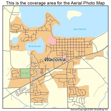 Aerial Photography Map Of Waconia Mn Minnesota