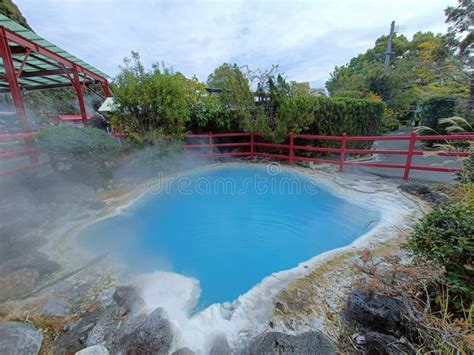 Japanese Hot Spring Onsen Beppu Stock Photo Image Of Fountain Hotspri