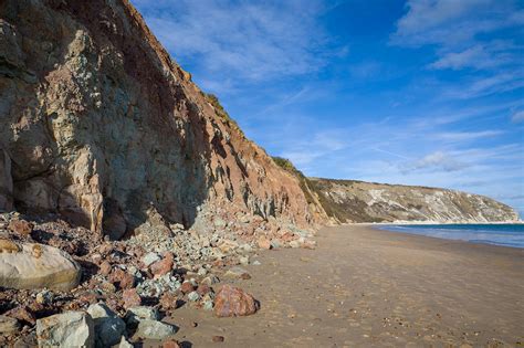 Cliff Falls At Ballard Down Swanage Gallery