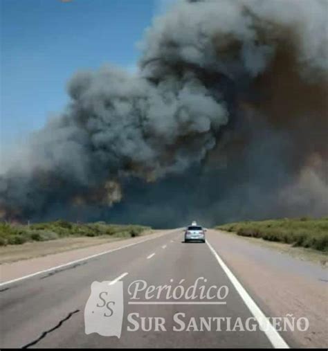 Incendio En La Zona De Real Sayana Visibilidad Reducida En Ruta