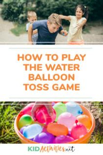 Water Balloon Toss Game Rules and Instruction