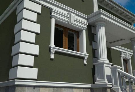 Декоративные элементы для фасада из пенополистирола