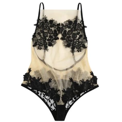 Womens Lingerie Sexy Hot Erotic Sexy Bodysuit Underwear Costumes Fishnet Transparent Lace