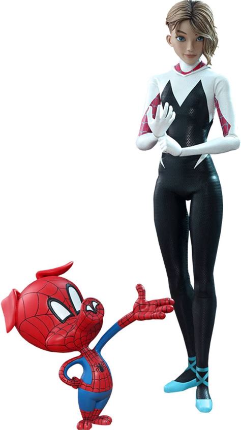 Spider Man Into The Spider Verse Movie Masterpiece Ak N Figure Spider Gwen Cm Hot Toys