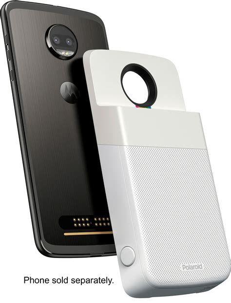 Best Buy: Motorola Moto Mods Polaroid Insta-Share Printer White PG38C02062