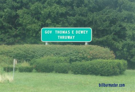 sign indicating  offical    thruway