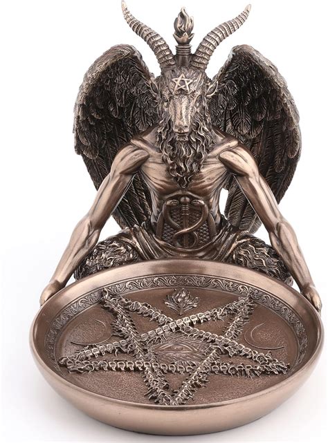 Amazon.com: Veronese Design 5 3/4 Inch Tall Baphomet Altar Offerign ...