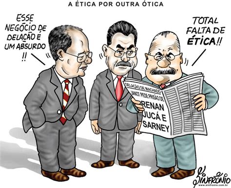 Falta De Ética Exemplos - Falta de ética | Charge do dia