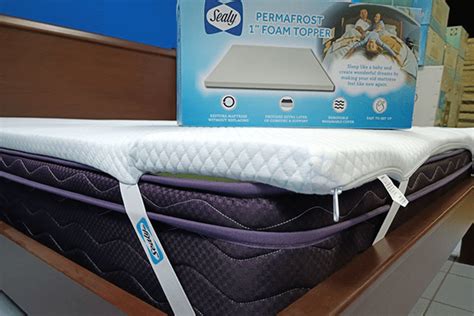Topper Sealy Memory Foam Con Forro Cobertor Don Colchón