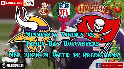 Minnesota Vikings Vs Tampa Bay Buccaneers NFL 2020 21 Week 14