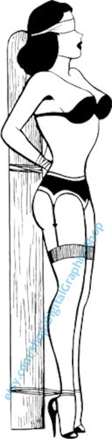 Sexy Babe Pinup Girl Svg Pinup Girl Png Bondage S M Etsy