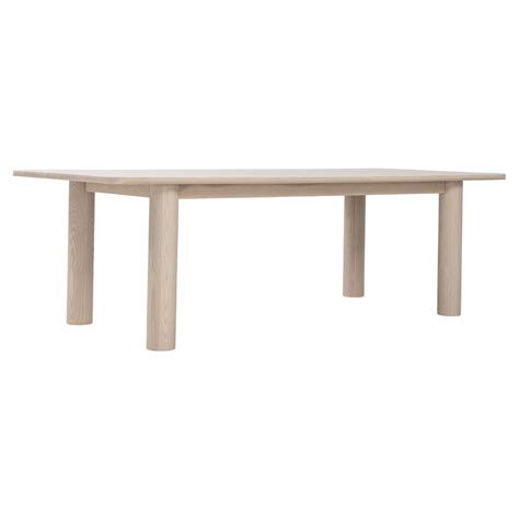 Crest Dining Table Nude Minimalist Dining Table In Fsc White Ash For Sale At Stdibs