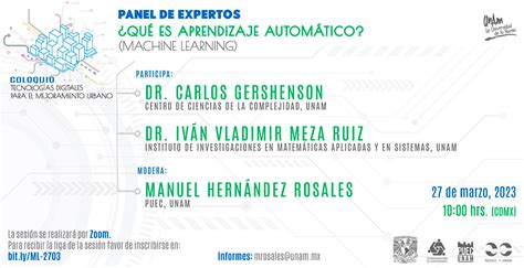 PUEC Qué es aprendizaje automático Machine Learning