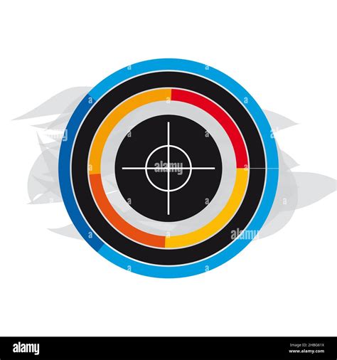 Dart Board And Stand Icon Circle Background Black Color Editable Dart