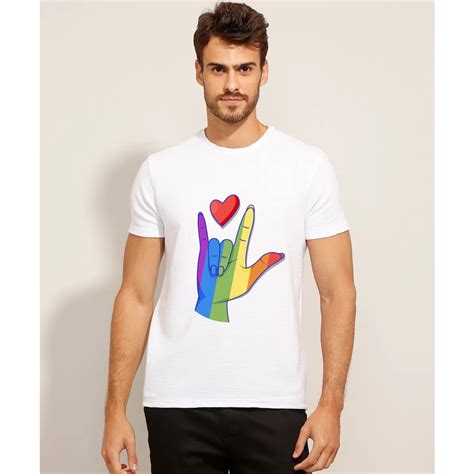 Camiseta Lgbt Pride Orgulho Gay Lesbica Bissexual Transsexual Shopee Brasil
