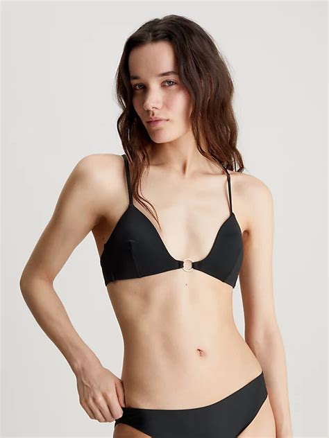 Moulded Triangle Bikini Top Core Solids Calvin Klein® Kw0kw02382beh