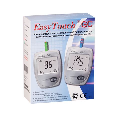 Анализатор Изи Тач (EasyTouch) GC глюкоза, холестерин