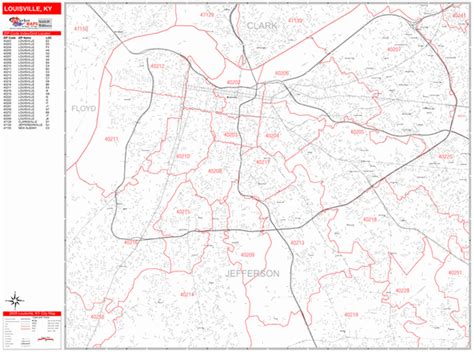 Louisville Ky Zip Code Map Paul Smith