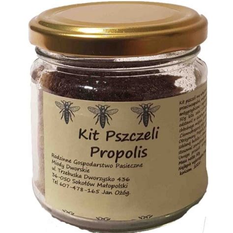 Kit pszczeli propolis 50 g Miodarka cena 29 29zł Sklep AleEko pl