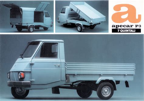 Piaggio Ape Car Brochure