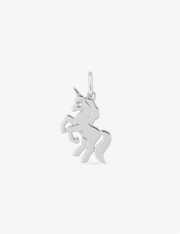 Pendentif Licorne En Argent Rhodi So Or