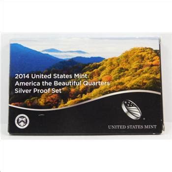 United States Mint America The Beautiful Quarters Silver Proof Set