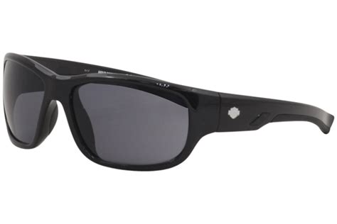 Harley Davidson Mens Hd0902x Hd0902x 01a Black Fashion Wrap Sunglasses 62mm 664689795192 Ebay