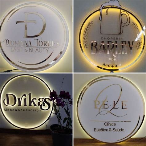 Letreiro Luminoso Personalizado - Letreiro Luminoso Personalizado com Sua Logomarca | Elo7 Produtos ...