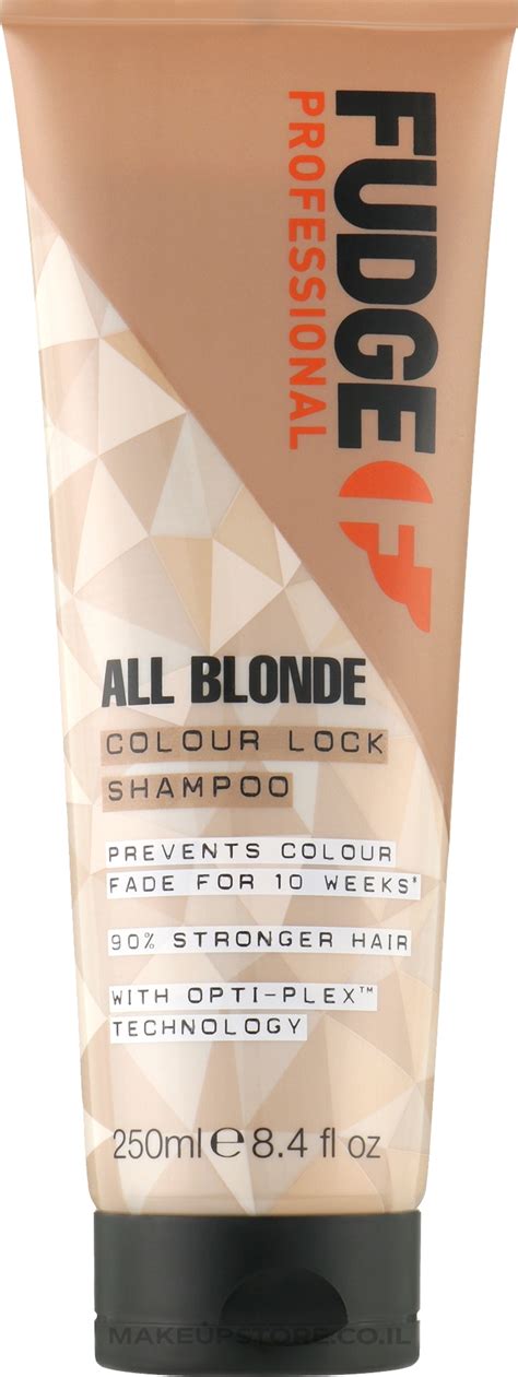 Makeupstore co il Fudge Professional All Blonde Colour Lock Shampoo שמפו לשיער בהיר