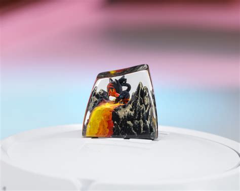 Litten Pokemon Artisan Keycap Breakwooden