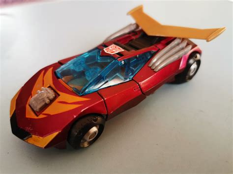 Takara Deluxe Transformers Animated Rodimus Hot Rod Hobbies Toys Toys Games On Carousell