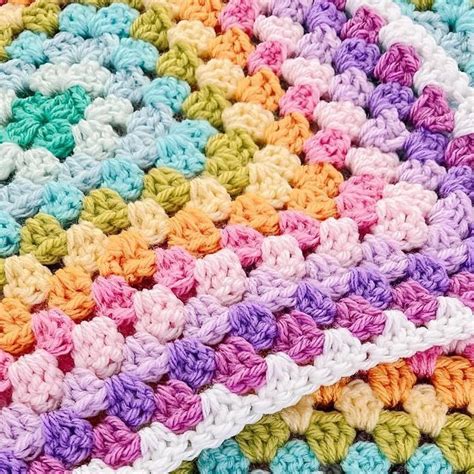Coperta Alluncinetto Arcobaleno Multicolore