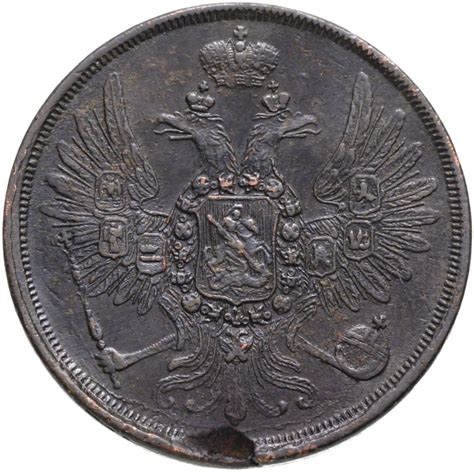 Монета Александра II 2 копейки 1856 ЕМ стоимостью 4956 руб.