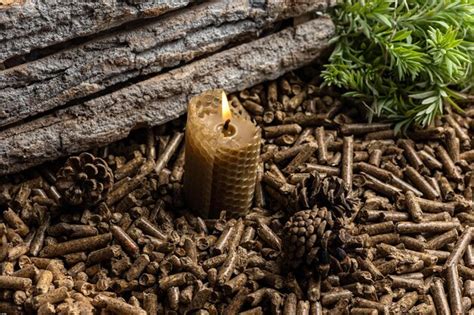 Producci N De Pellets De Madera Un Tipo De Combustible De Madera Foto