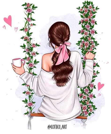 @Cotico_art | Easy drawings for kids, Girly art illustrations, Sharpie ...