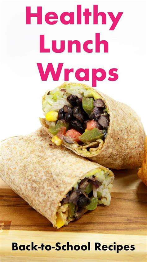 3 Healthy Lunch Wraps - It's Raining Flour