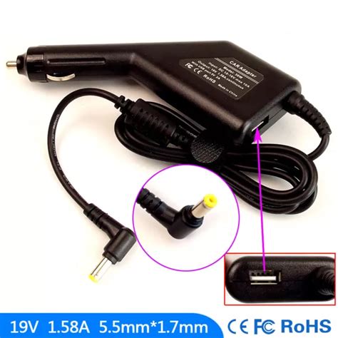 LAPTOP DC ADAPTER Car Charger USB Power For Acer Aspire One A150 1141