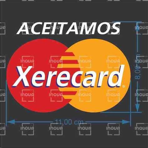 Adesivo Aceitamos Xere Card Original Super Promo O O Mais Vendido