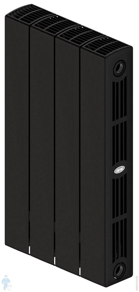 Радиатор биметаллический RIFAR SUPReMO Ventil 500 VL 4 секции, НП левое ...