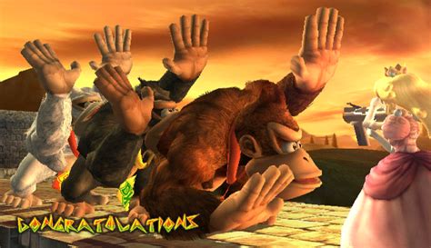 File Donkey Kong Congratulations Screen All Star Brawl Png SmashWiki