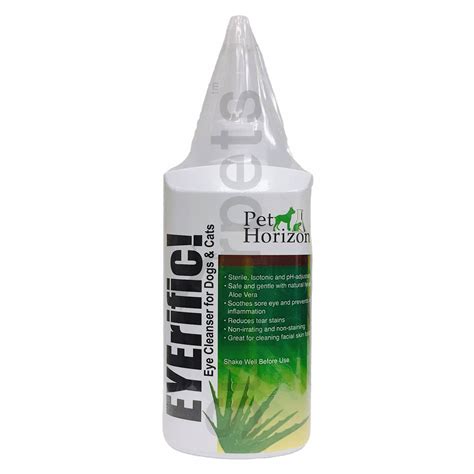 pet horizon eyerific eye cleanser  dogs cats ml