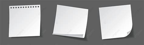 realistic notes paper white background notes paper white background