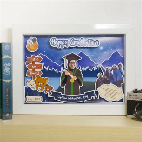 Scrap Frame Foto D Kado Wisuda Custom Foto Kado Wisudaku