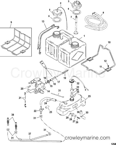 Mercury Outboard Oil Injection System Diagram